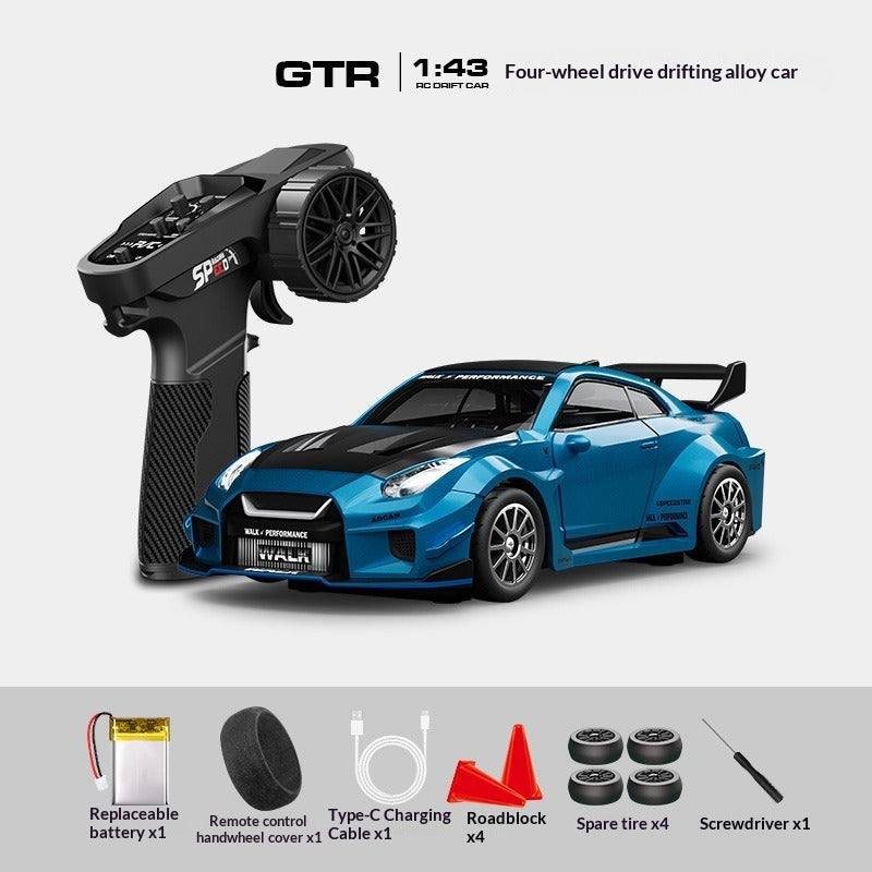 Remote Control Alloy Drift Car for Kids