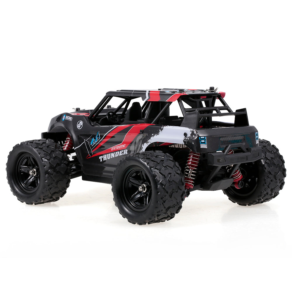 Véhicule tout-terrain RC haute vitesse 1:18 avec carrosserie en PVC