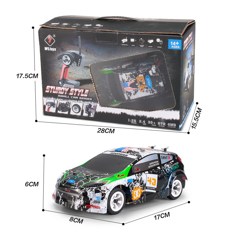 K989 Remote Control 4WD Mini Racing Car 1:28 Scale