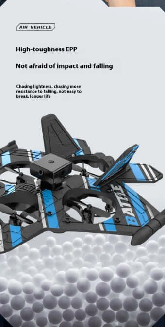 New Remote Control Bubble Plane featured with high-toughness EPP material and a durable design for safe flying.
