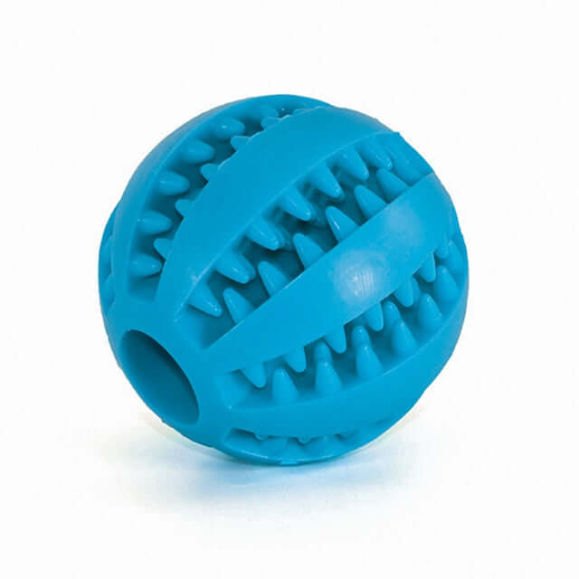 Rubber Balls Chewing Pet Toys - durable blue chew ball for pets designed for fun and healthy playtime.