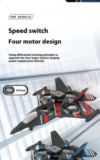 New Remote Control Bubble Plane with speed switch and four motor design for enhanced performance.