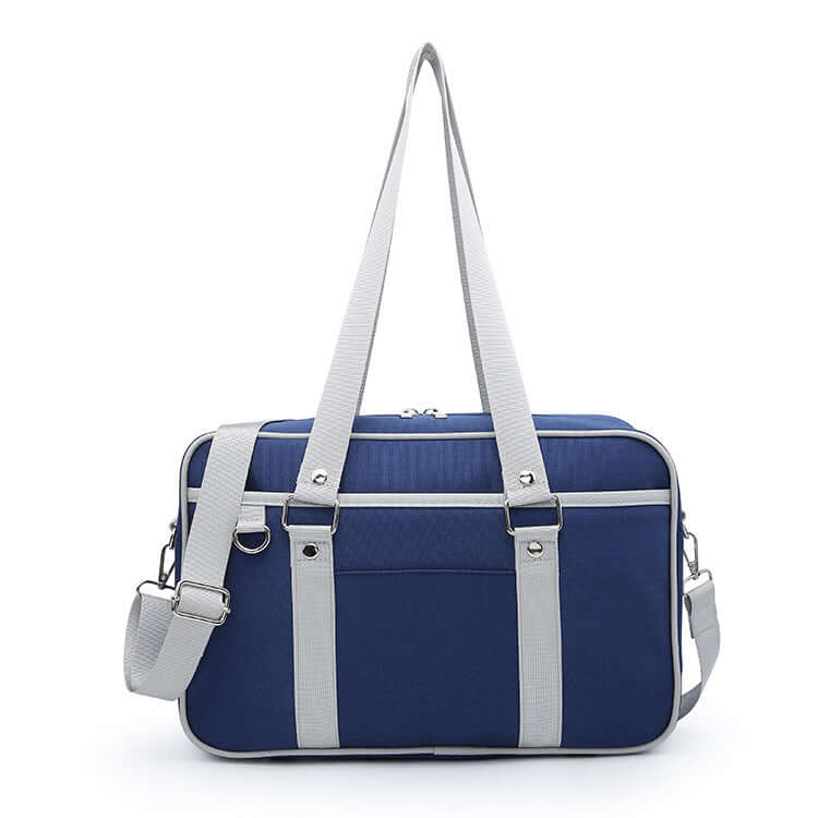 Tote Bag, Shoulder Bag, Uniform Bag, Student Bag with adjustable straps and stylish design in navy blue