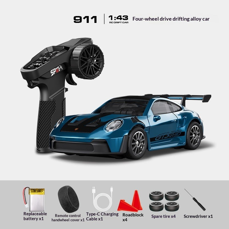 Remote Control Alloy Drift Car for Kids