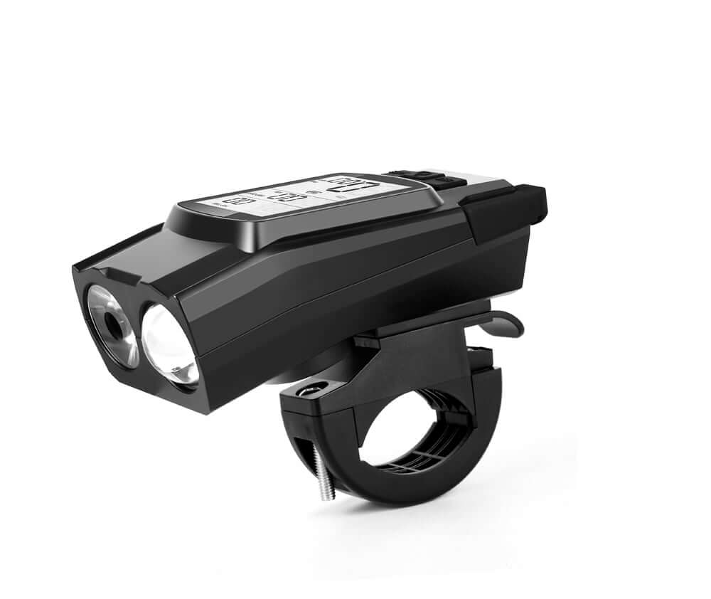 Wireless Code Table for Bicycle Lights showing a powerful dual-beam design for enhanced visibility.
