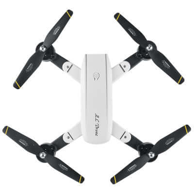 SG700 4K Drone with Dual Cameras and Fly Features - top view displaying its compact design and propellers.
