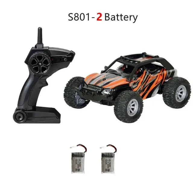 1/32 Scale High-Speed Remote Control Car with LED Lights