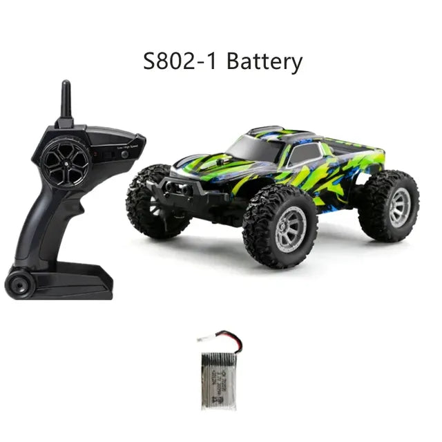 1/32 Scale High-Speed Remote Control Car with LED Lights