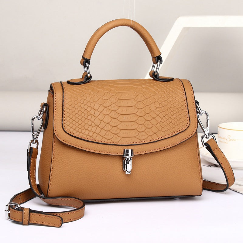 Echt Leren Crossbody Schoudertas - Bovenste Laag