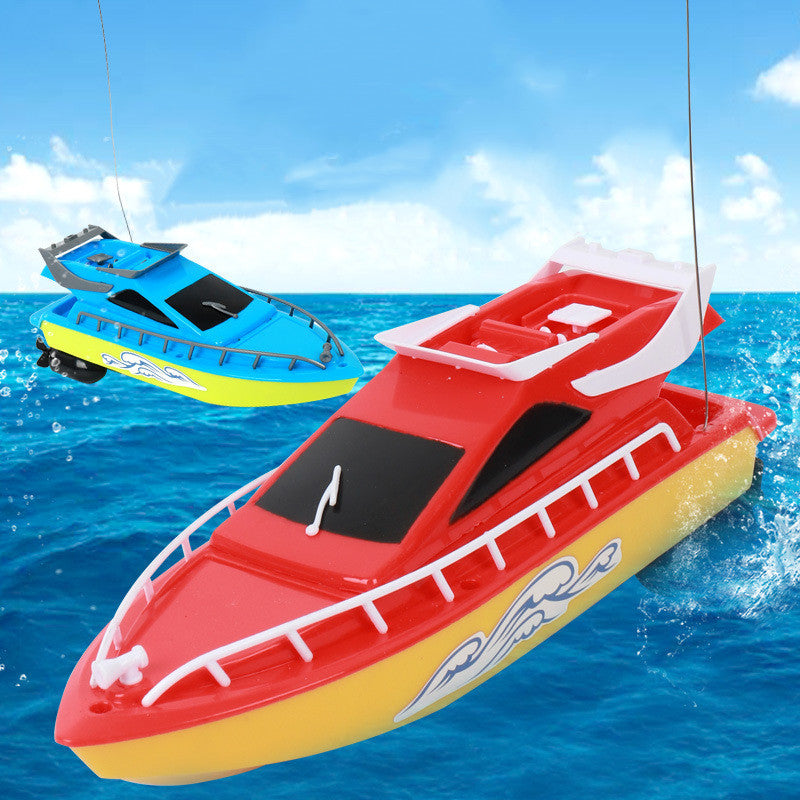 Remote Control Racing Boat for Kids - Durable Toy