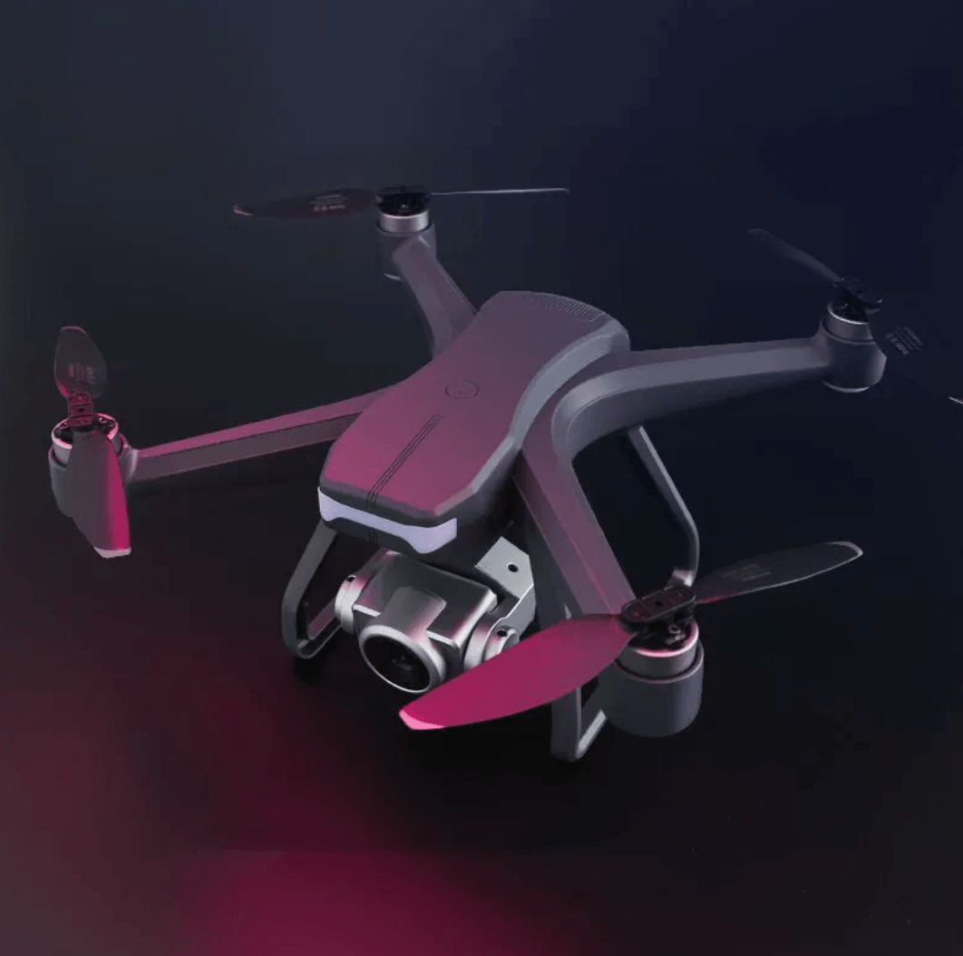 Long-range remote control quadcopter with sleek design and advanced aerial technology.