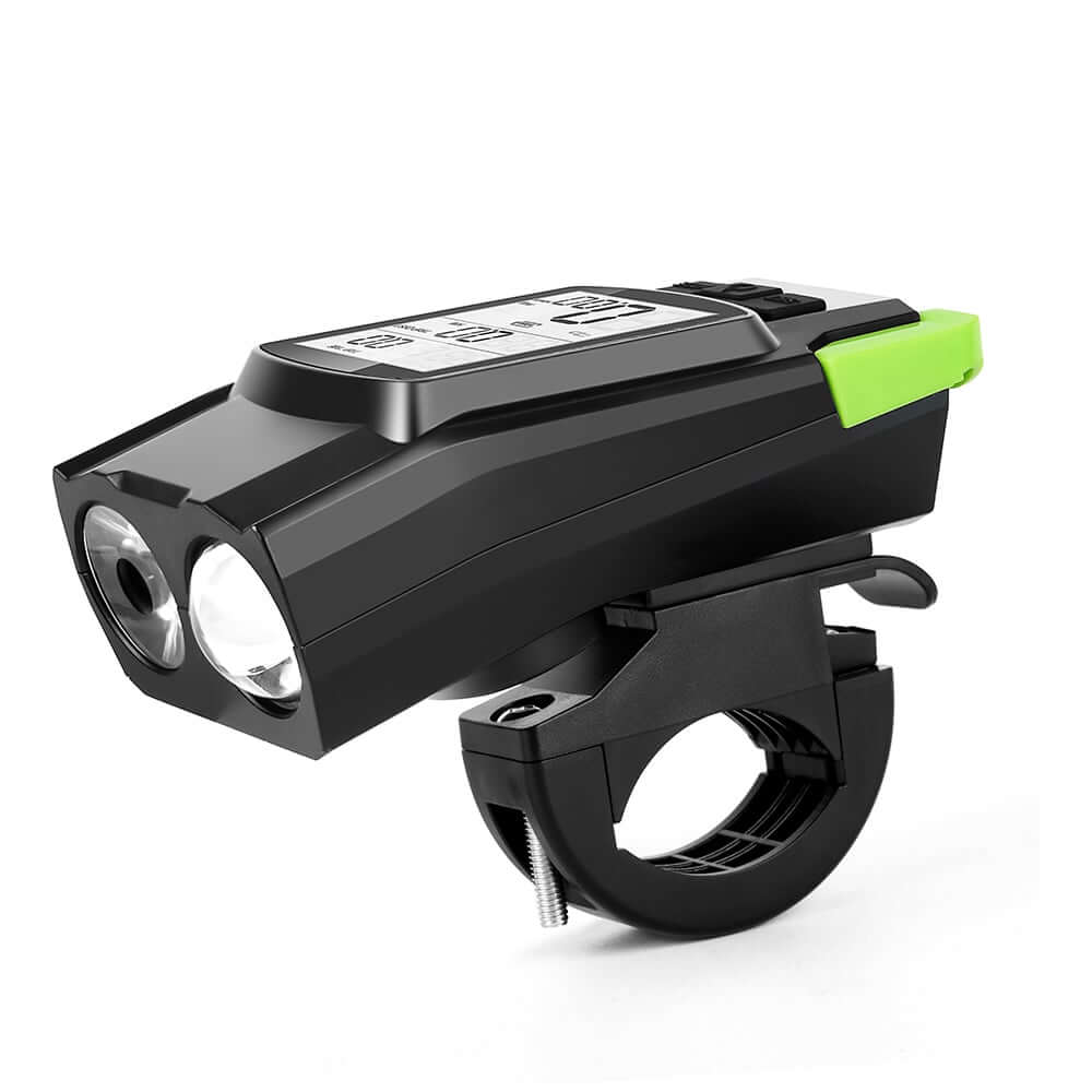Wireless Code Table for Bicycle Lights showing a powerful dual beam design with adjustable mounting.