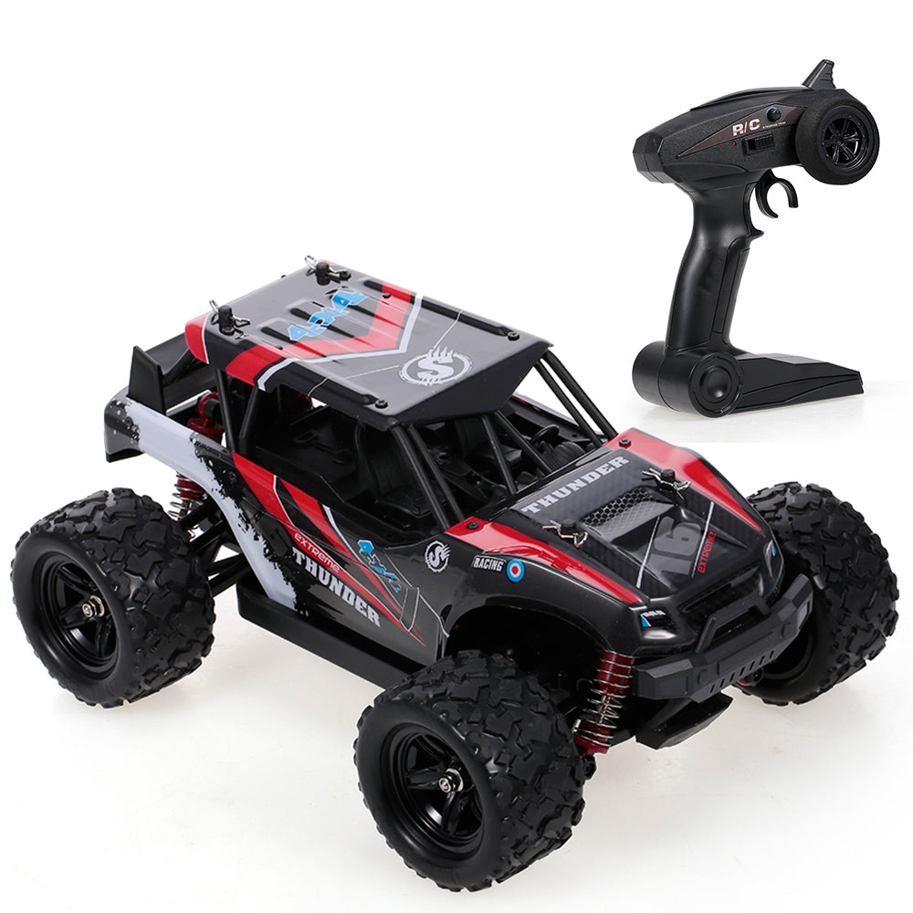 Véhicule tout-terrain RC haute vitesse 1:18 avec carrosserie en PVC