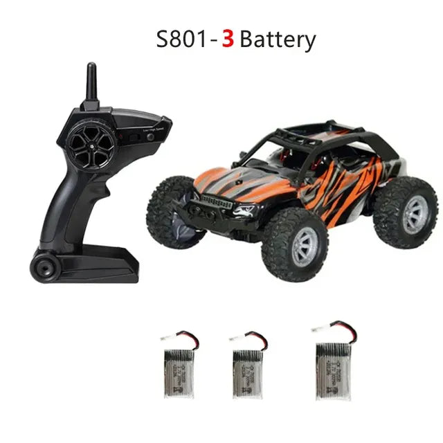 1/32 Scale High-Speed Remote Control Car with LED Lights