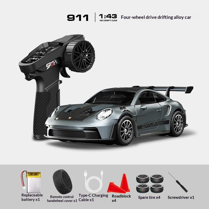 Remote Control Alloy Drift Car for Kids