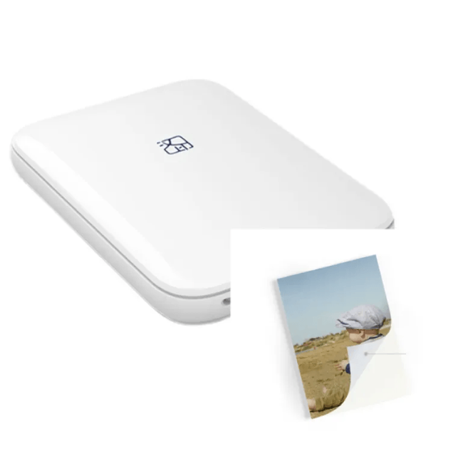 Color Photo Printer Portable Full Color Wireless Photo Printer USB Bluetooth Thermal Sublimation Printer with printed photo.