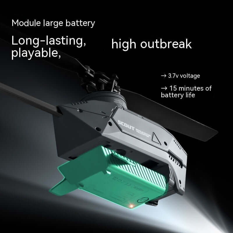 Remote Control Reconnaissance 8K UAV showcasing modular battery design with long-lasting power for aerial photography.