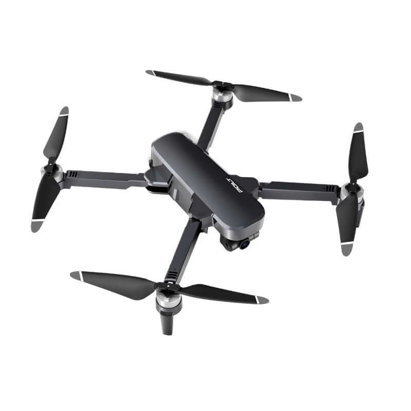 JJRC Brushless HD GPS Drone with Long Battery Life aerial view with four propellers