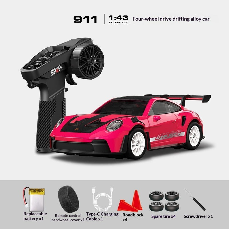 Remote Control Alloy Drift Car for Kids