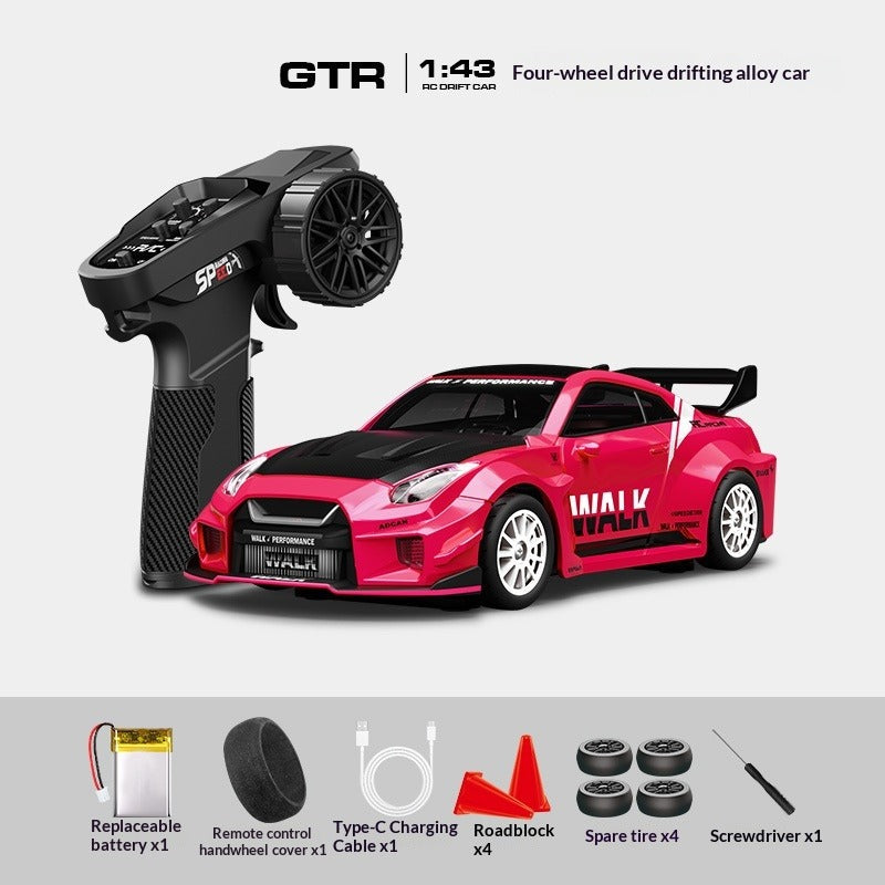 Remote Control Alloy Drift Car for Kids