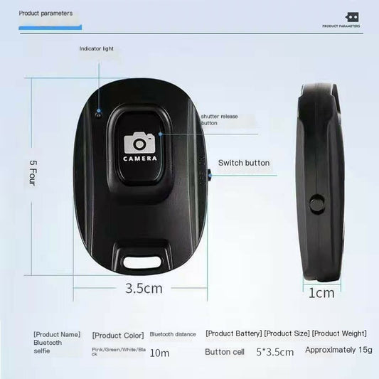 Nieuwe Bluetooth Selfe Afstandsbediening met Eén Knop