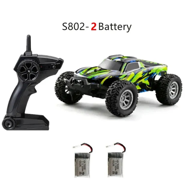 1/32 Scale High-Speed Remote Control Car with LED Lights