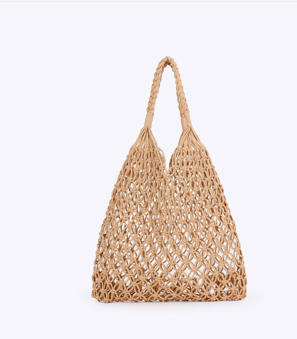 Gevlochten Grastas, Tote Bag, Crossbody Bag