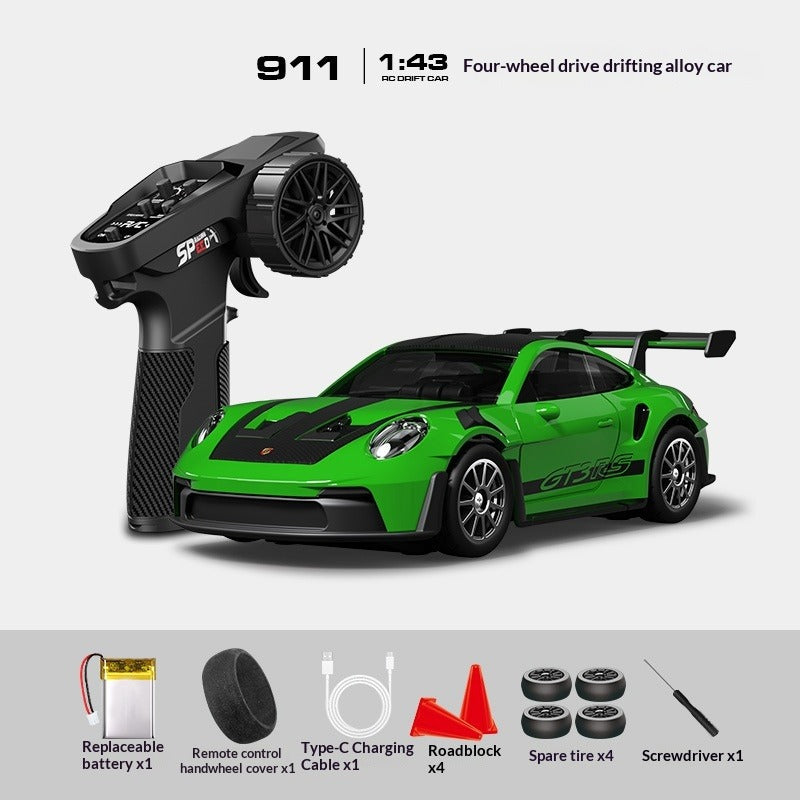 Remote Control Alloy Drift Car for Kids