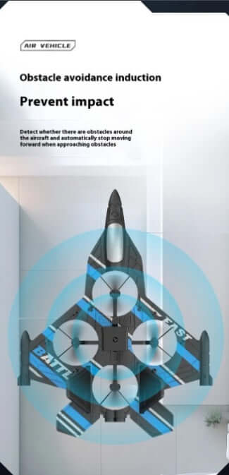 New Remote Control Bubble Plane with obstacle avoidance induction technology for safe flight.