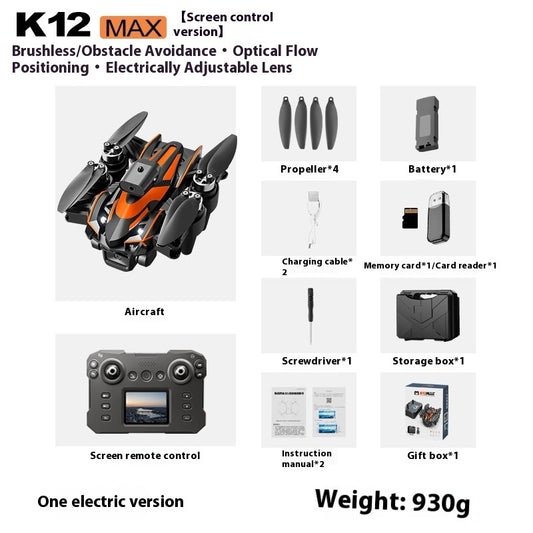 K12MAX Borstelloze UAV met afstandsbediening met scherm