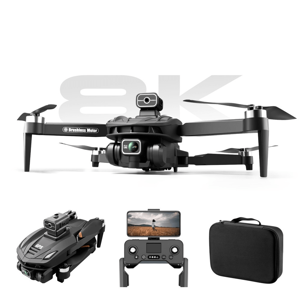 Intelligent 8K GPS drone with obstacle avoidance and remote control system for stunning aerial photography.