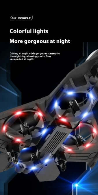 New Remote Control Bubble Plane showcasing colorful lights for night flying adventures.