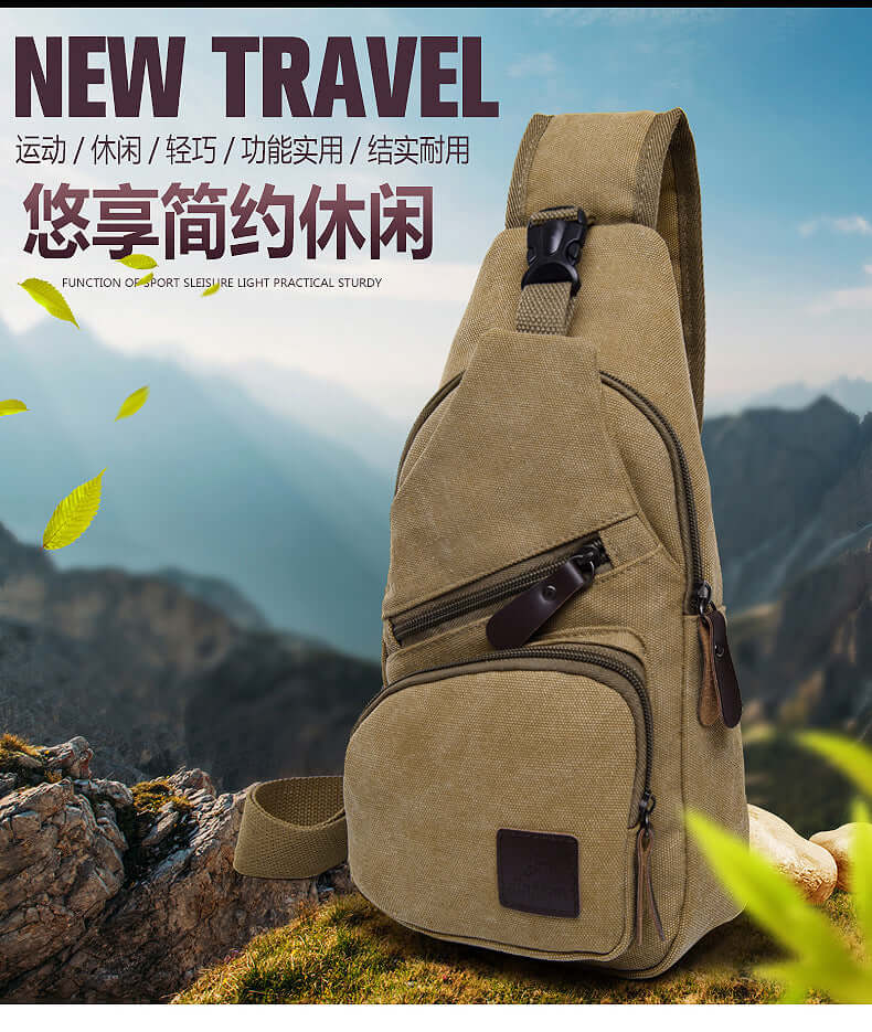 Chest Bag, Crossbody Bag, Cycling Bag designed for outdoor adventures and cycling.