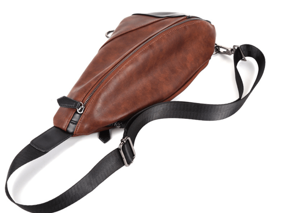 Chest Bag, Waist Bag, Shoulder Bag, Crossbody Bag made of high-quality PU leather with a stylish design.